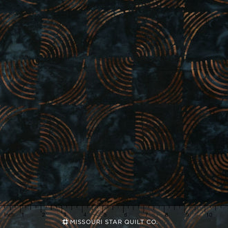 Artisan Batiks - Quilt Blocks Sable Yardage