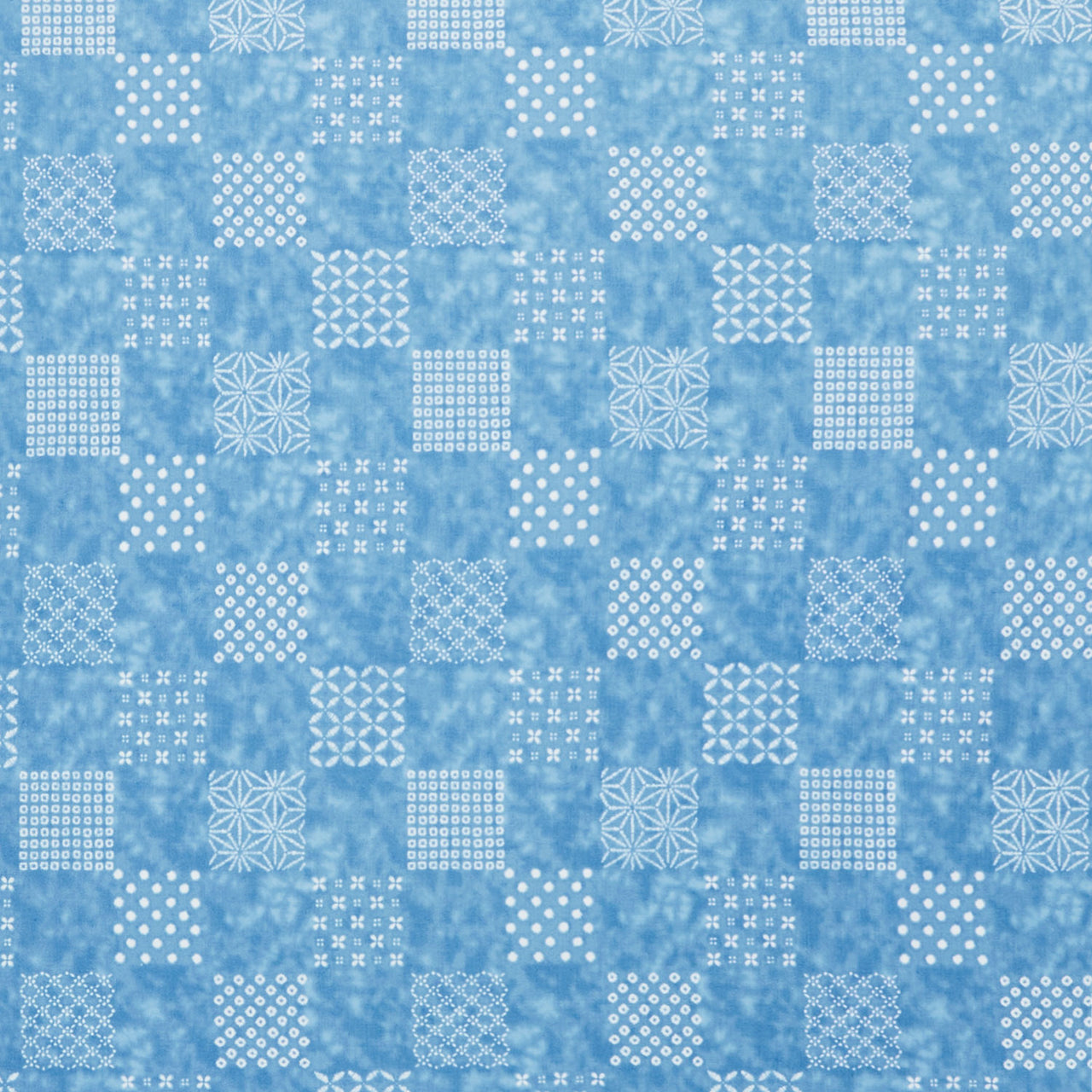 Shibori Blues - 2024 Patchwork Blue Yardage