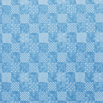 Shibori Blues - 2024 Patchwork Blue Yardage