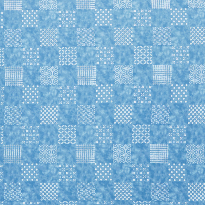 Shibori Blues - 2024 Patchwork Blue Yardage