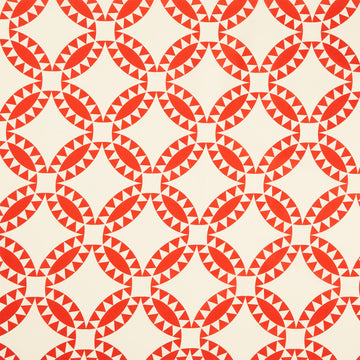 Perfect Points - Pickle Dish Cheater Print Red Yardage