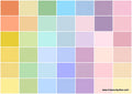 Kona Cotton - Pastel Palette Ten Squares