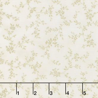 Avery Hill - Blossom Branches Ivory Yardage