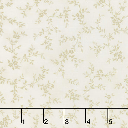 Avery Hill - Blossom Branches Ivory Yardage