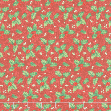 Yuletide Traditions - Holly Red Multi Yardage Primary Image