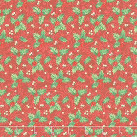 Yuletide Traditions - Holly Red Multi Yardage Primary Image
