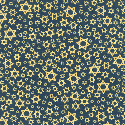 Hanukkah - Star Of David Navy Yardage