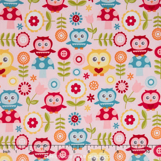 Fine & Dandy - Main Pink Yardage
