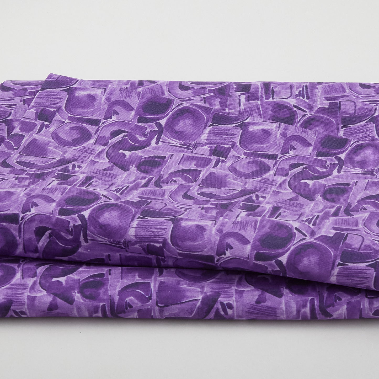 Spectral - Abstract Shapes Purple 118" Wide 3 Yard Cut Primary Image