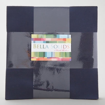 Bella Solids Navy Layer Cake