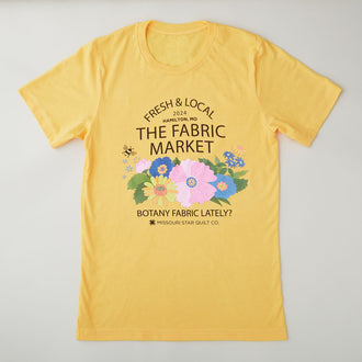 Missouri Star Botany Fabric Lately? T-shirt Heather Yellow-Gold - 3XL