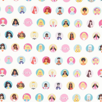 Barbie World - Barbie Main Cream Yardage