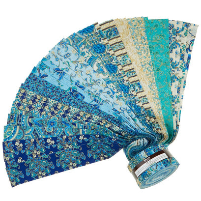 Villa Romana Peacock Colorstory Metallic Roll Up