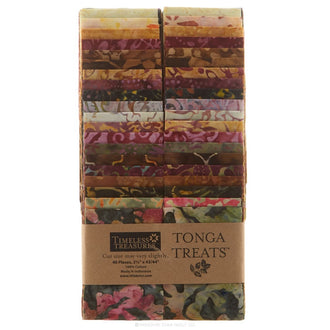 Tonga Treats Batiks - Vineyard 2.5" Strips