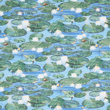 Naturescapes - Still Waters - Lily Pads Blue Yardage Primary Image