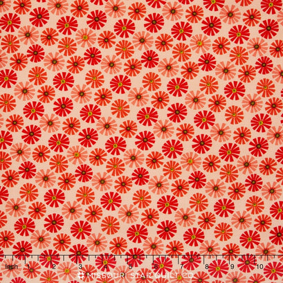 Roots & Wings - Daisy Coral Yardage