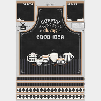 Coffee Life - Apron Multi Panel