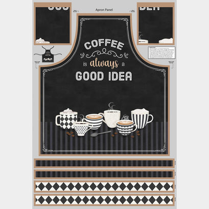 Coffee Life - Apron Multi Panel