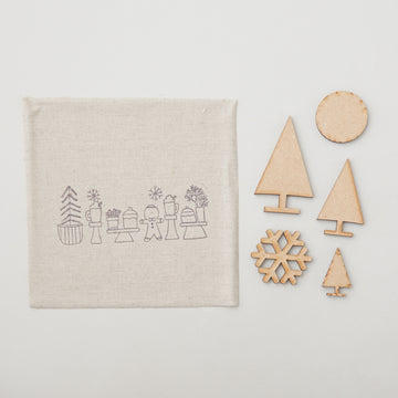 Farmers Market Collection - Hot Cocoa Bar Embroidery Kit Alternative View #1