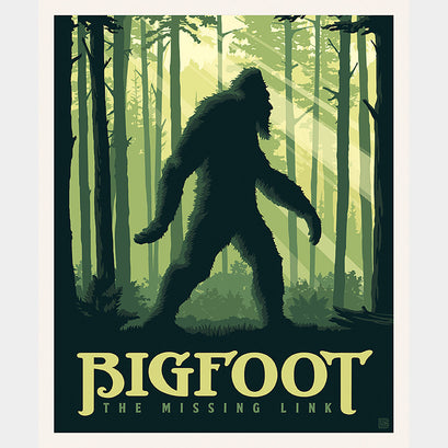 Legends of the National Parks - Bigfoot The Missing Link Green Panel