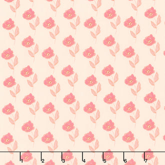 Feed My Soul - Flowers Blush Yardage