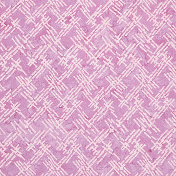 Tranquil Moments Batiks - Diagonal Lines Lavender Yardage