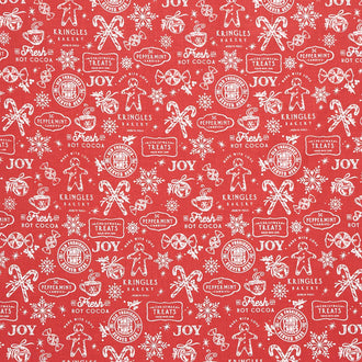 Merry Little Christmas - Treats Red Yardage