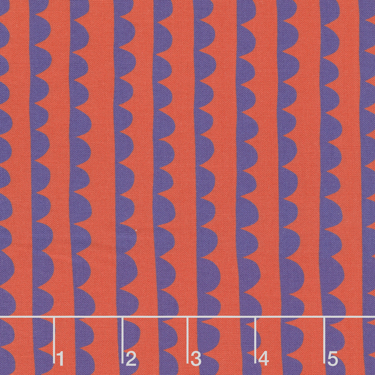 Night Rainbow - Scallop Paprika Yardage