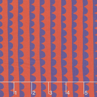Night Rainbow - Scallop Paprika Yardage
