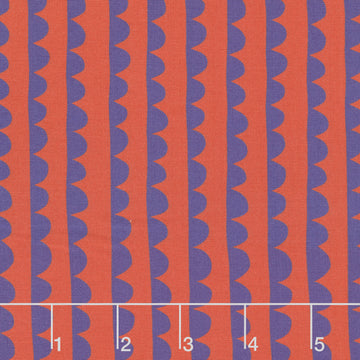 Night Rainbow - Scallop Paprika Yardage