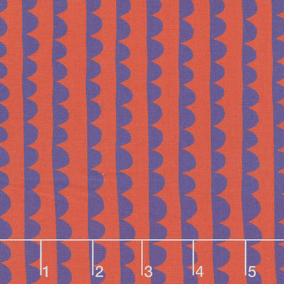 Night Rainbow - Scallop Paprika Yardage