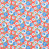 Garden Party (Windham) - Party Petals Red Yardage Primary Image