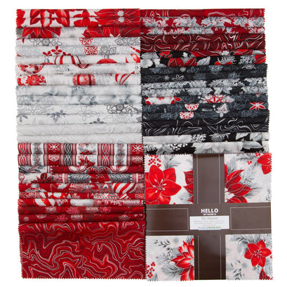 Holiday Flourish 11 Silver Metallic Ten Squares