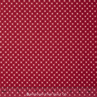Americana II - Mini Stars Red Yardage