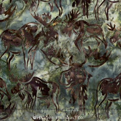 Artisan Batiks - Wildlife Sanctuary 3 Moose Earth Yardage