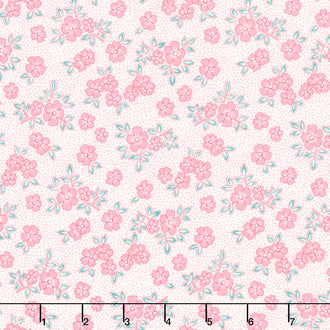 At the Cottage Favorites - Tonal Flowers Camellia Yardage