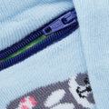 Pocket Socks Cats on Blue - Womens