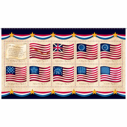 Long May She Wave - Flag Tan Panel