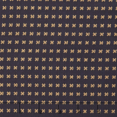 Indikon - Crosshatch Indigo Yarn Dyed Yardage