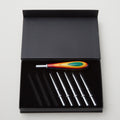 Sawyer Creek Artistry Interchangeable Crochet Hook Set - Rainbow/Bulb Alternative View #2