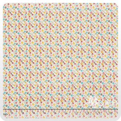 Unforgettable - Floral Cream Yardage