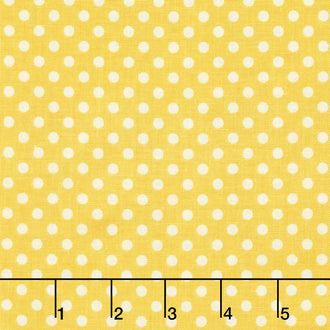 Happiness is Handmade - Dot Yellow Yardage