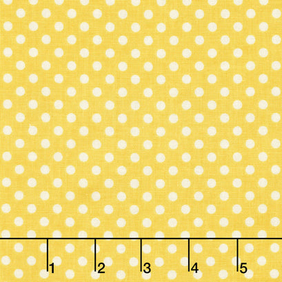 Happiness is Handmade - Dot Yellow Yardage