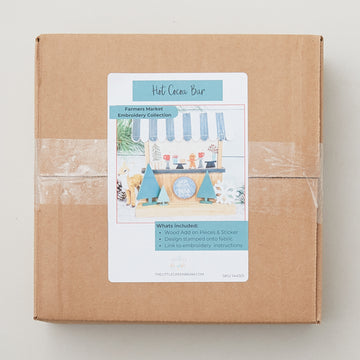 Farmers Market Collection - Hot Cocoa Bar Embroidery Kit Alternative View #2