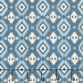 Saddle Ranch - Sawtooth Blue Jeans Yardage