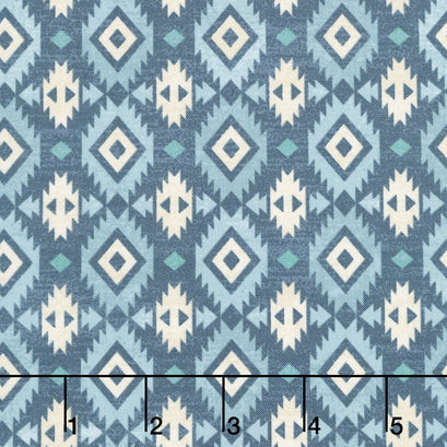 Saddle Ranch - Sawtooth Blue Jeans Yardage