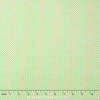 Backyard Roses - Backyard Squares Mint Yardage
