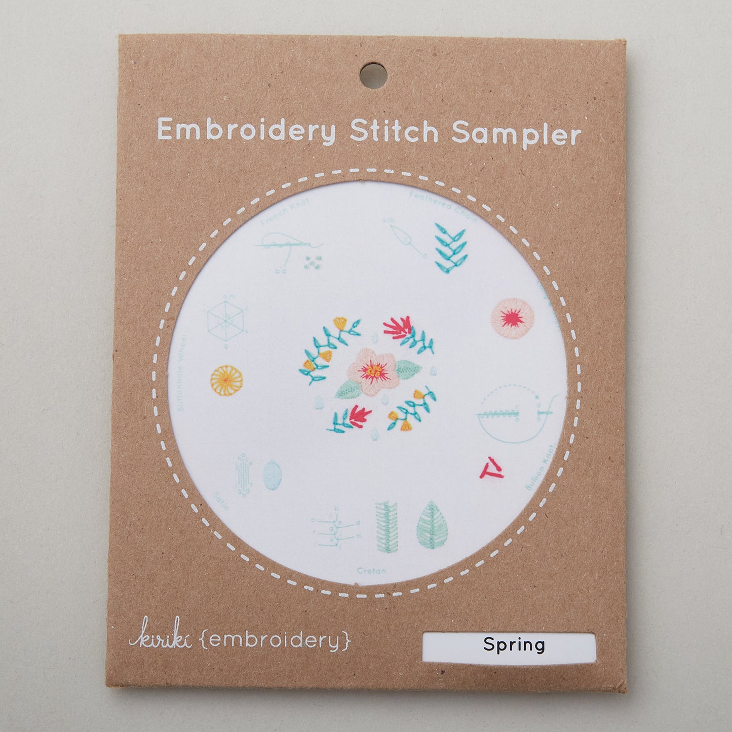 Spring Embroidery Stitch Sampler Kit Alternative View #2