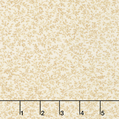 Paris Romance - Vines Ivory Yardage