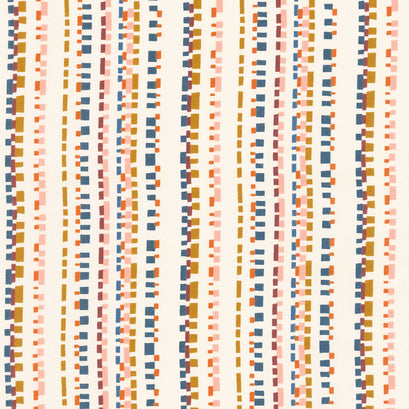 Folk and Lore - Playful Dash Eggshell Yardage